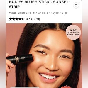 NUDESTIX Nudies Matte Blush Stick